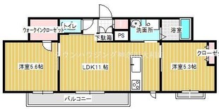 マロニエ　Ａの物件間取画像